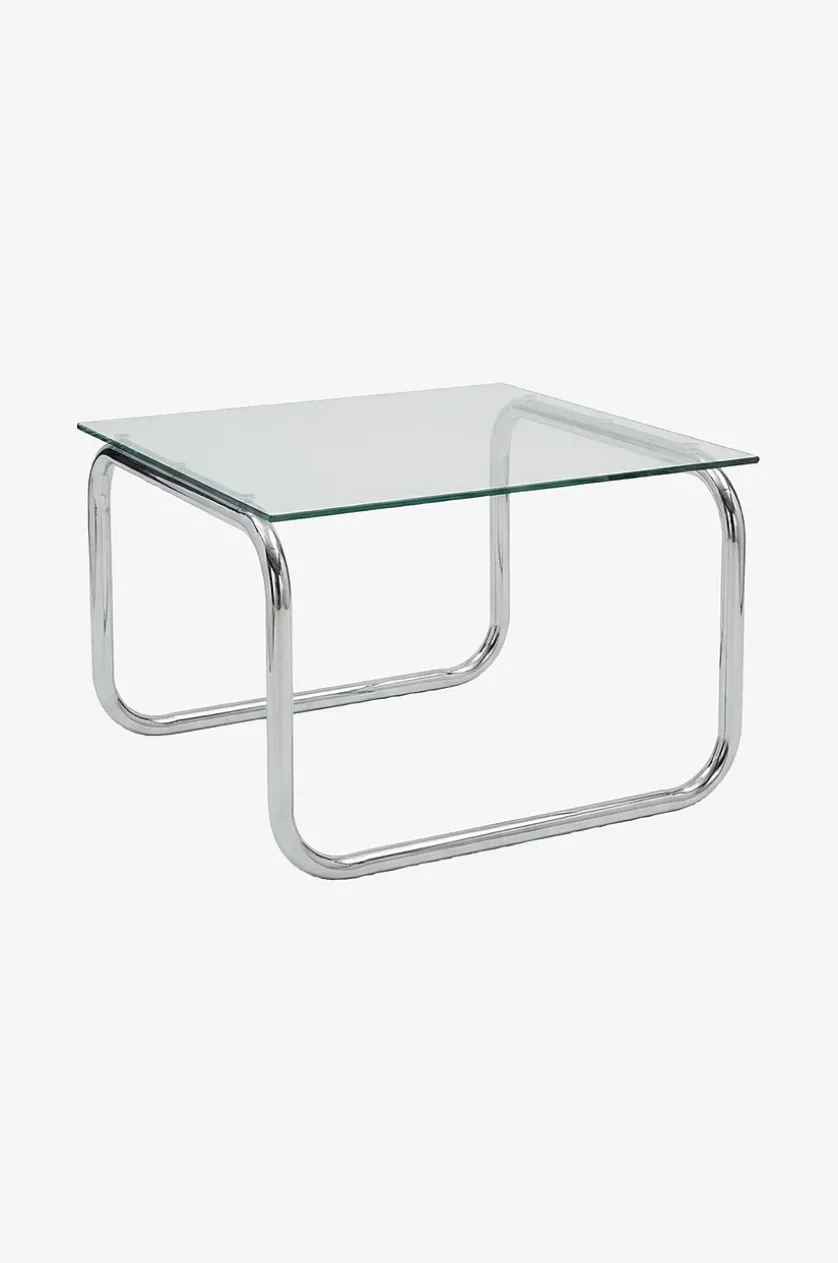 Lulu sofabord i glas og krom 60x60 cm