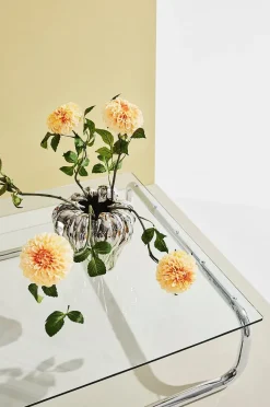 Lulu sofabord krom/glas 100x100 cm