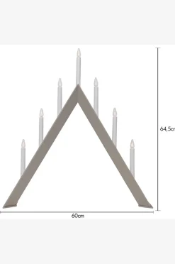 Lysestage Arrow e 64,5 cm