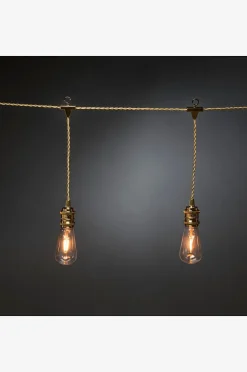 Lyskæde E27 8 LED udskiftelige 350 cm
