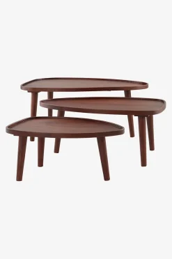 MANIAGO sofabord 3-dele 64x95 cm/55x84 cm/45x68 cm