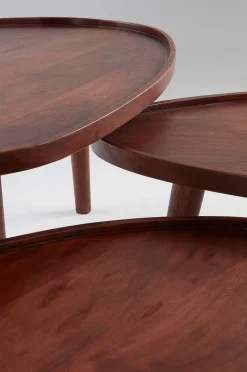 MANIAGO sofabord 3-dele 64x95 cm/55x84 cm/45x68 cm