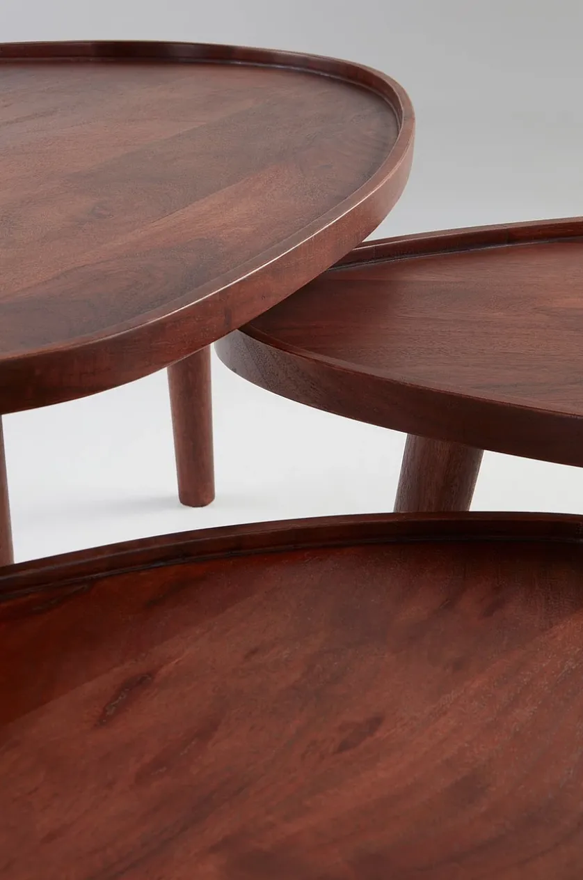 MANIAGO sofabord 3-dele 64x95 cm/55x84 cm/45x68 cm