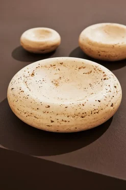 Moon-skål travertin Ø22 cm