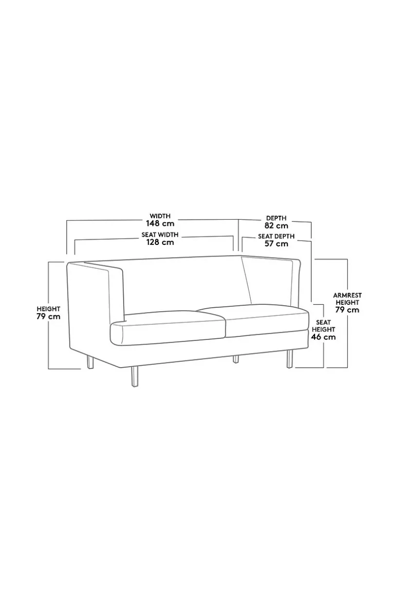 OAKDALE sofa - 2-pers