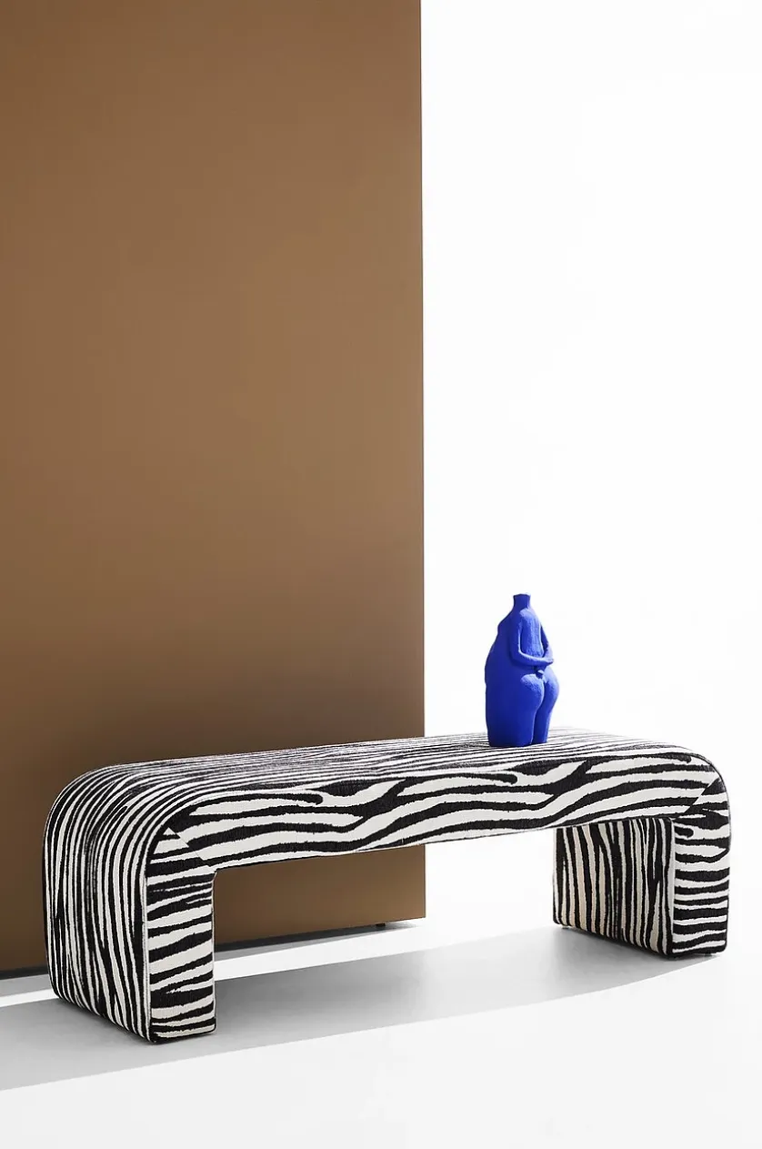 Odette bænk zebra 120 cm