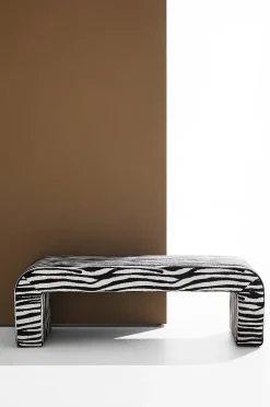 Odette bænk zebra 120 cm