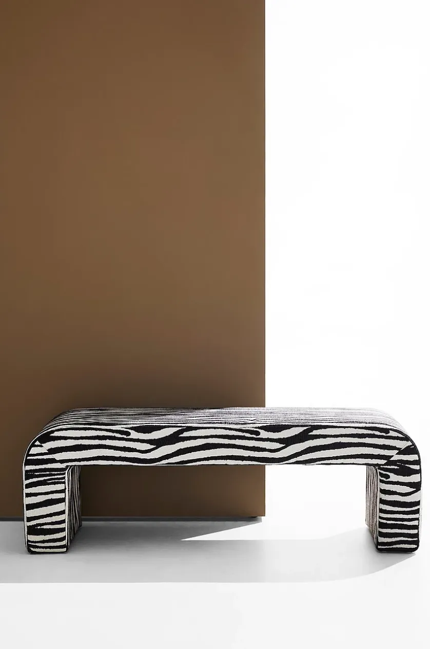 Odette bænk zebra 120 cm