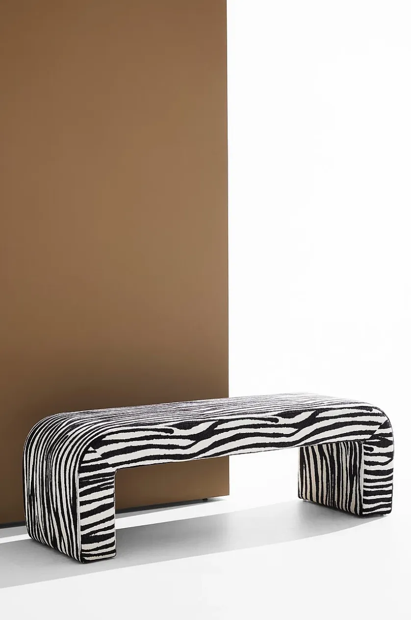 Odette bænk zebra 120 cm