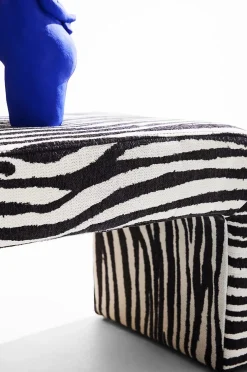 Odette bænk zebra 120 cm