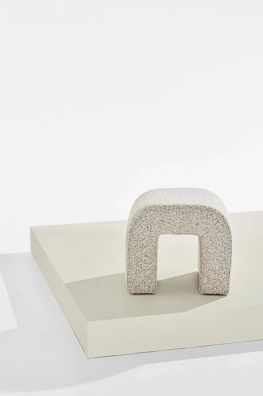 Odette puf i bouclé 45x41 cm