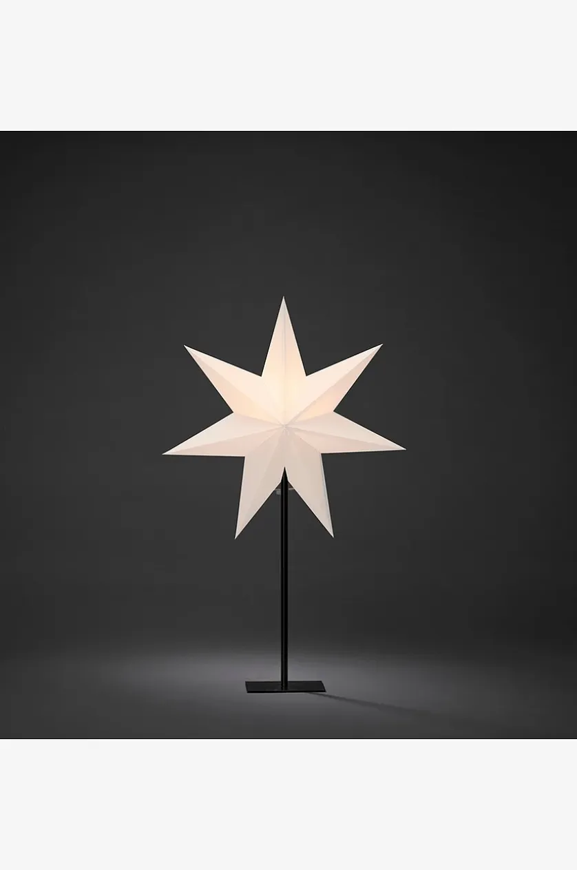 Papirstjerne metalfod højde 65 cm