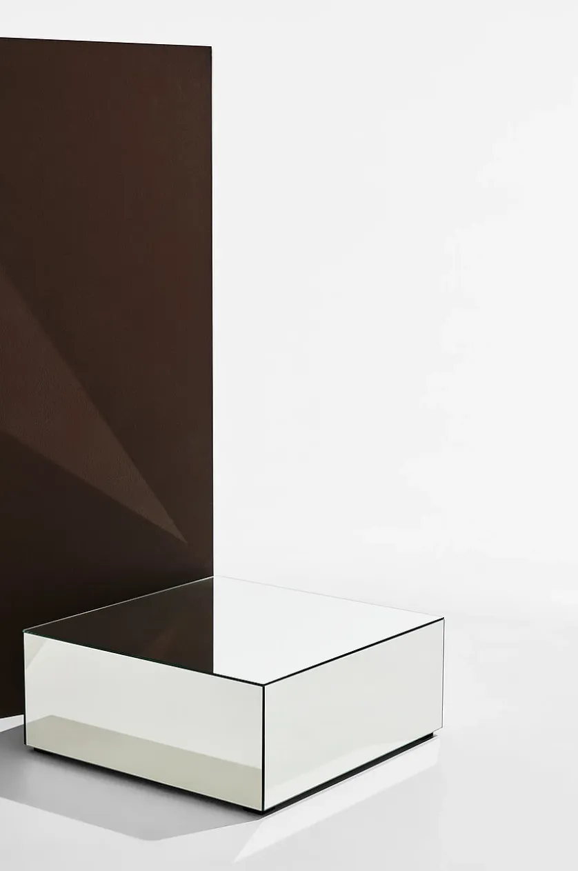 Ponti bord i spejlglas 60x60 cm