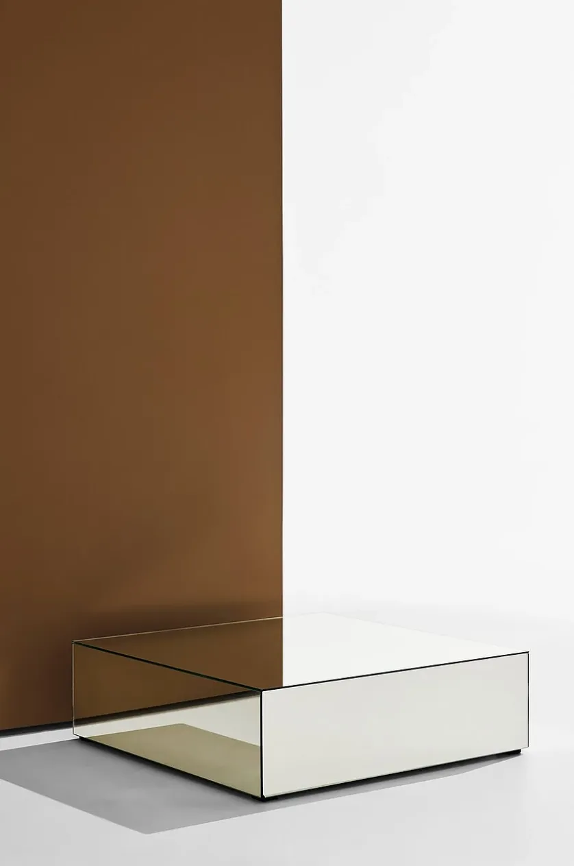 Ponti bord i spejlglas 80x80 cm