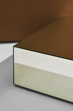 Ponti bord i spejlglas 80x80 cm