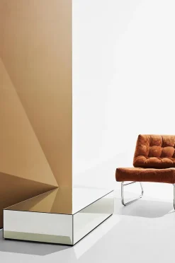 Ponti sofabord i spejlglas 120x60 cm