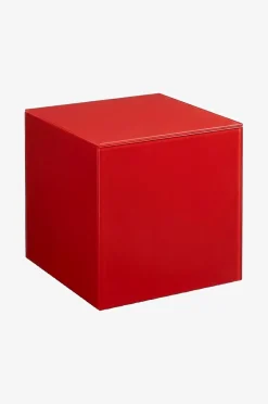 Pop kube i farvet glas 35x35 cm