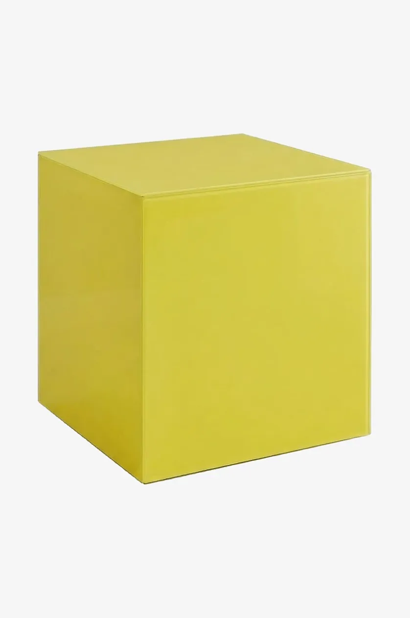Pop kube i farvet glas 35x35 cm