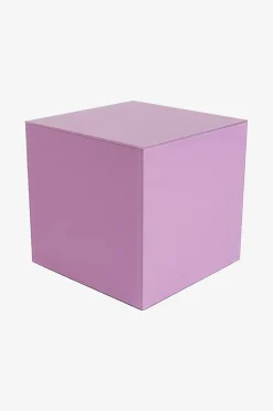Pop kube i farvet glas 35x35 cm