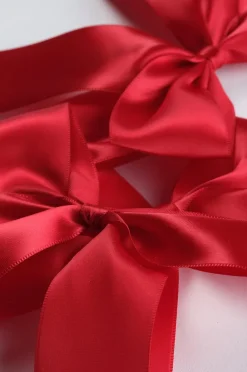 SATIN sløjfe 4-pak