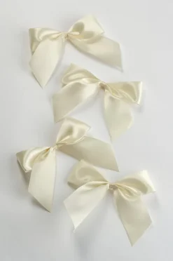 SATIN sløjfe 4-pak