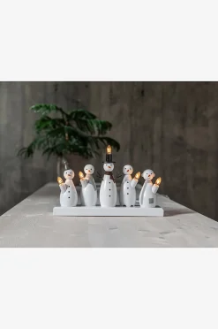 SNOWMAN (Field Unset) adventslysestage 21 cm