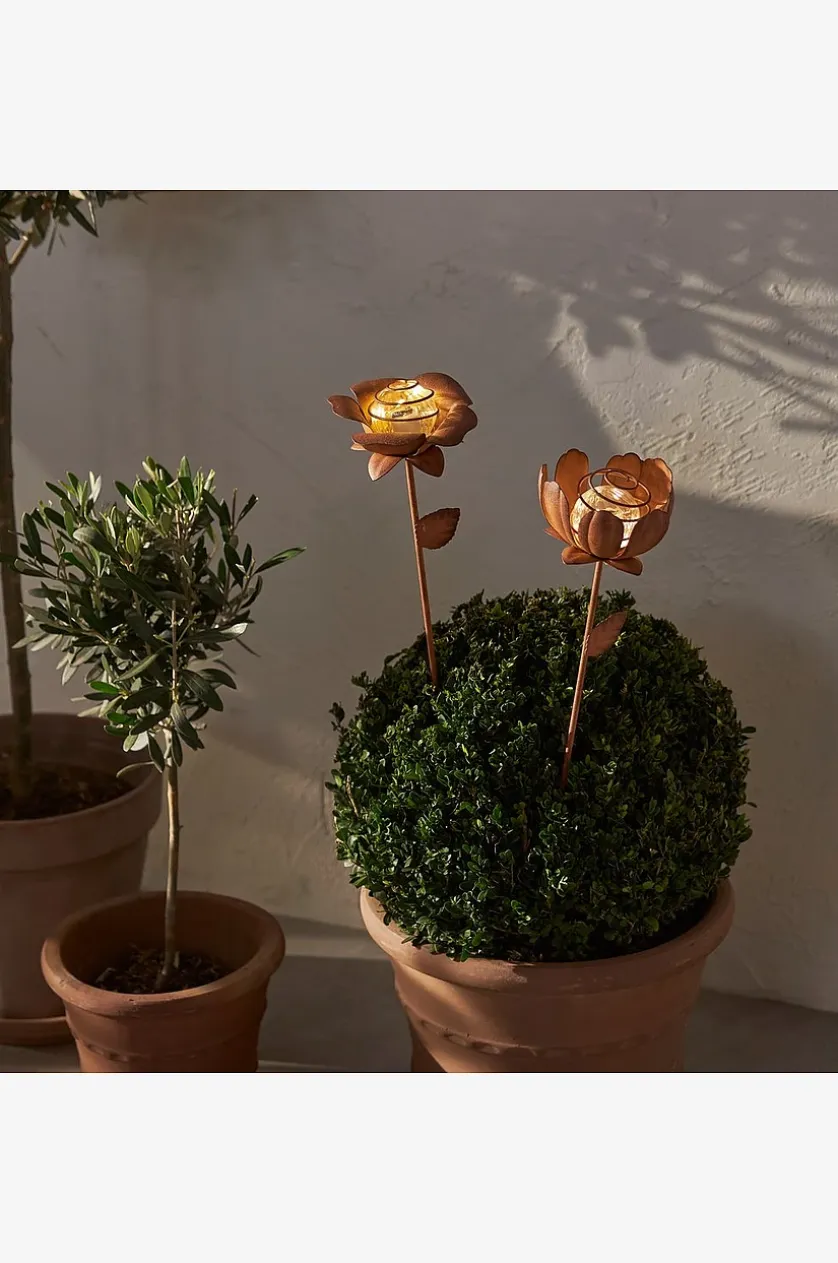 Solcelledekoration Oxida Blomst 2-p