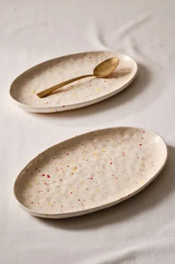 SPRINKLE tallerken oval 2-pak