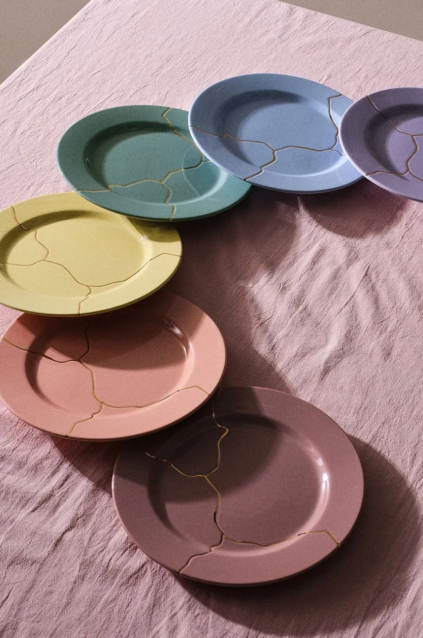 THE SHATTERED PLATES tallerken 6-pak ø 27 cm