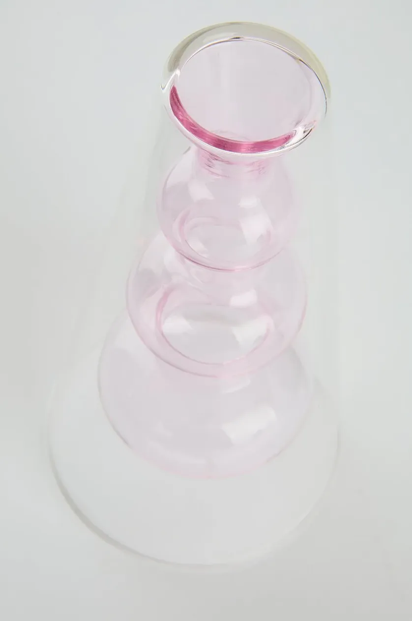 TILO PINK glasvase højde 18 cm