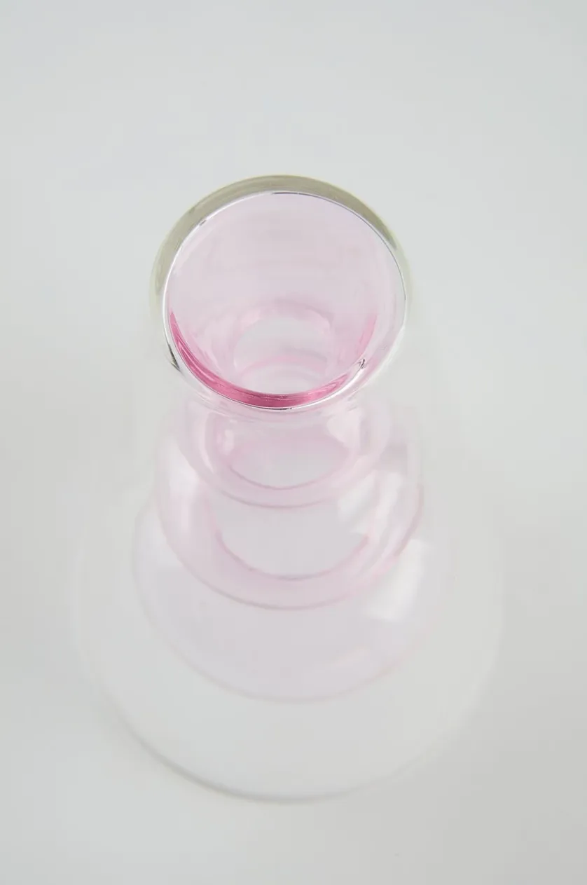 TILO PINK glasvase højde 18 cm
