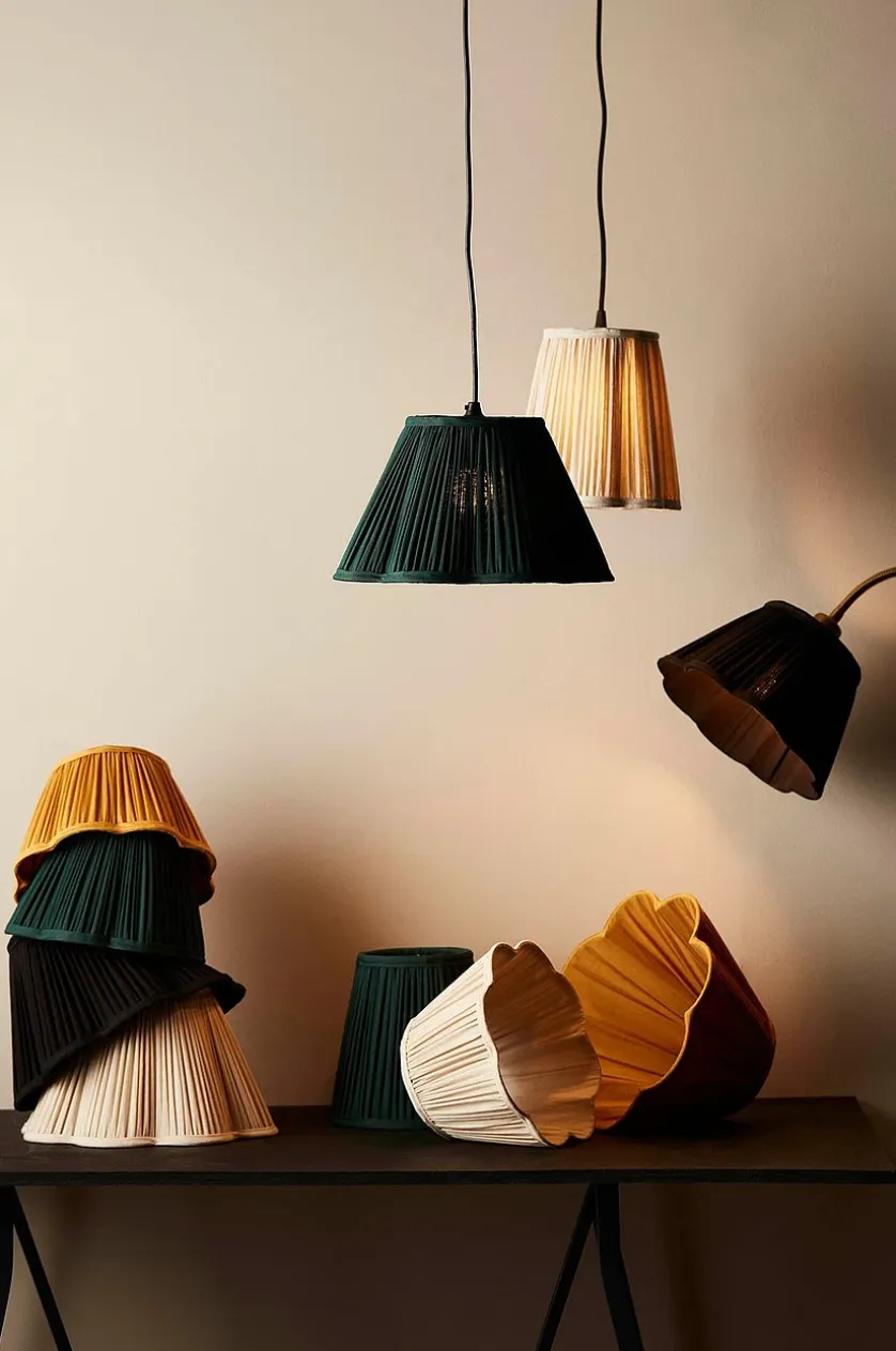 Topringsskærm Siv Plissé 25 cm