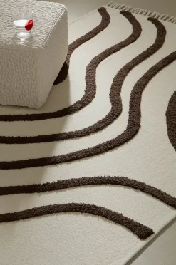 WAVE bomuldsgulvtæppe