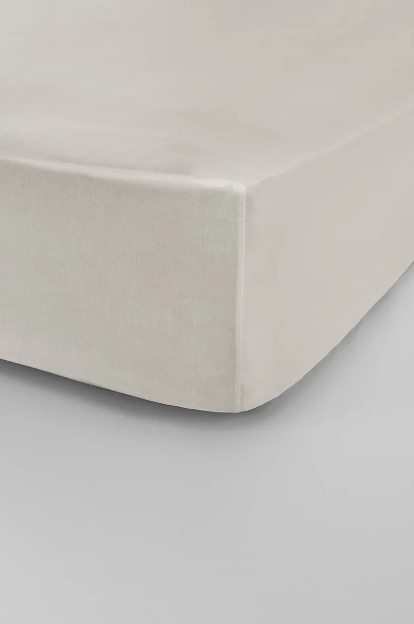 ZACK SATIN faconsyet lagen med satin høj madras økologisk