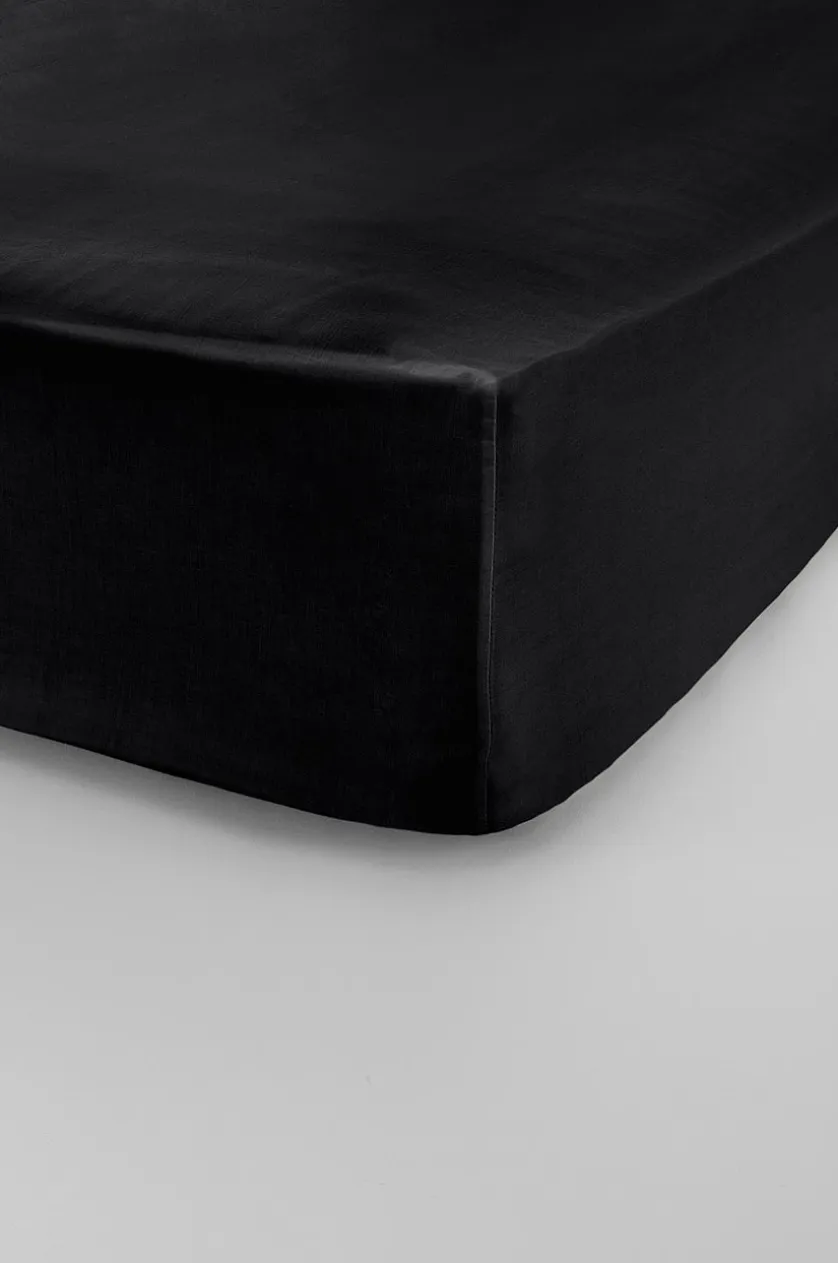 ZACK SATIN faconsyet lagen med satin høj madras økologisk